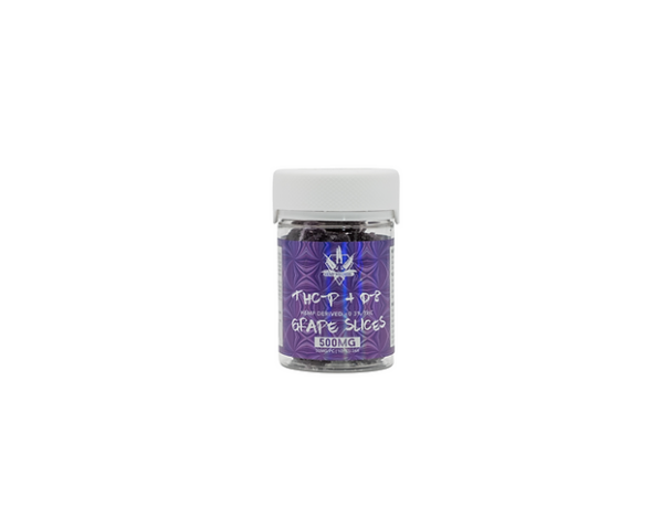 "Hempwellness 500mg THCP/Delta 8 Infused Gummies - Grape Slices"