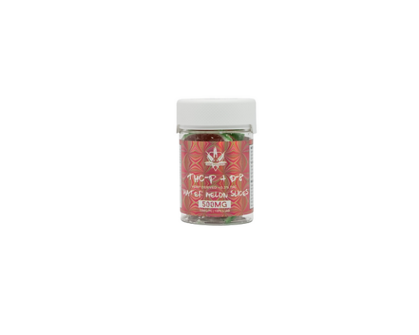 "Hempwellness 500mg THCP/Delta 8 Infused Gummies - Watermelon Slices"