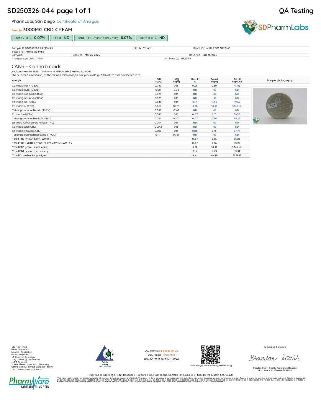CBD MUSCLE CREAM - Image 7