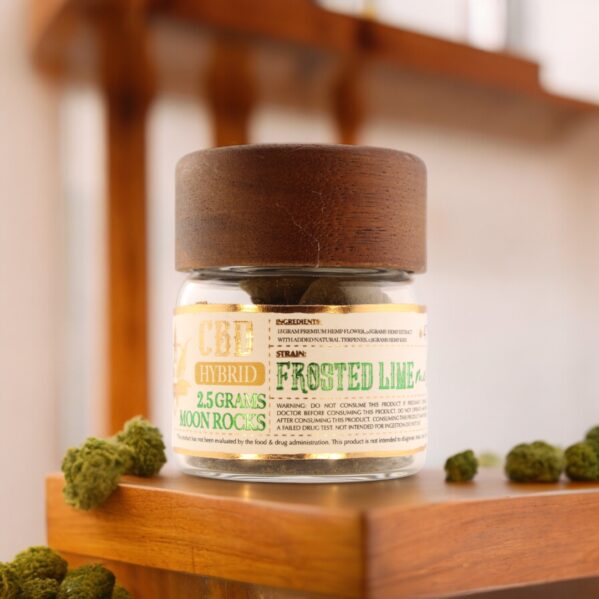 "Hempwellness CBD Moonrocks Frosted Lime - High Potency CBD Infused"