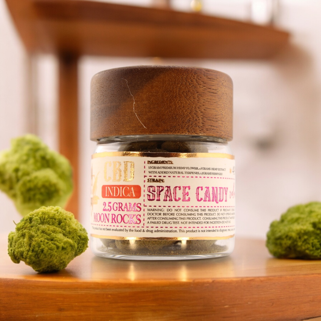 "Hempwellness CBD Moonrocks Space Candy - High Potency CBD Infused"